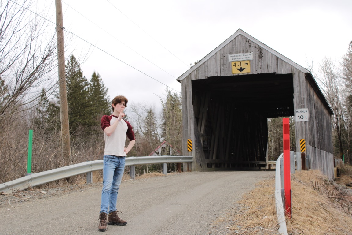 Me @ Dumbarton covered bridge